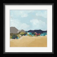 Patchwork Hillside II Framed Print
