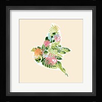 Foliage & Feathers I Framed Print