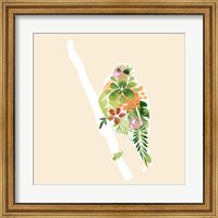 Foliage & Feathers III Fine Art Print