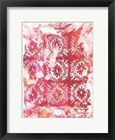 Global Fuchsia I Framed Print