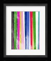 Vertical Bands II Framed Print