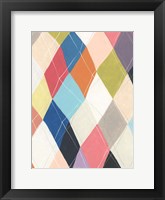 Harlequin Hopscotch II Framed Print