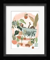 Plant Lady Bath II Framed Print
