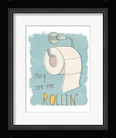 Potty Pun I Framed Print