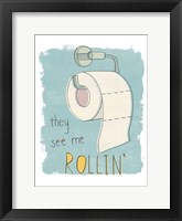 Potty Pun I Framed Print