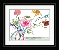 Celebration Bouquet I Framed Print