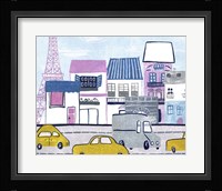 Bonjour Paris I Framed Print