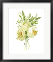 Bouquet with Peony II Framed Print