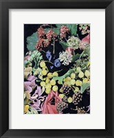 Floral on Black II Fine Art Print