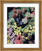 Floral on Black II Fine Art Print