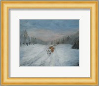 Journey Through the Snow IV Fine Art Print