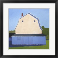 Primary Barns II Fine Art Print