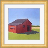 Primary Barns V Fine Art Print