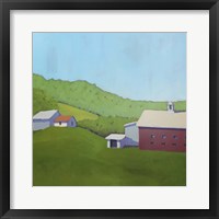 Primary Barns VI Fine Art Print