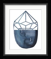 Cobalt Chrysalis III Framed Print