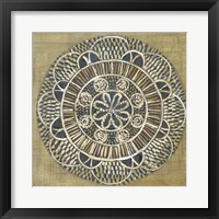 Woven Round II Framed Print