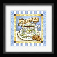 Tea Blissful Blue Teacup Fine Art Print