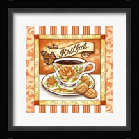 Tea Restful Orange Teacup Fine Art Print