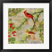 Christmas Birds II Framed Print