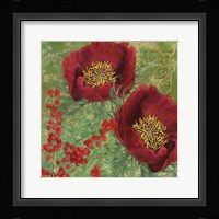 Red Christmas Roses Fine Art Print