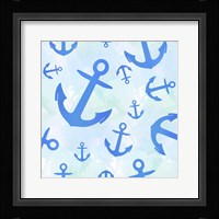 Blue Anchors Fine Art Print