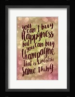 Happiness And Champagne Fine Art Print