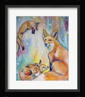 Psychedelic Foxes Fine Art Print