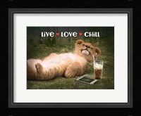 Live Love Chill Fine Art Print