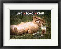 Live Love Chill Fine Art Print