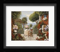 Sedia Terrazza e Sgabello Fine Art Print