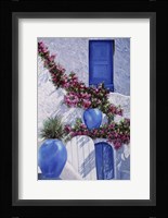 Vasi Blu Framed Print