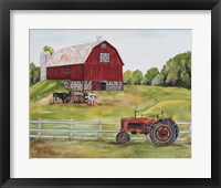 Rural Red Barn B Fine Art Print