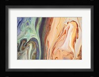 Fluid Acrylic  Heating Waves 1 Fine Art Print