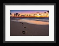 Footsteps At Sunrise Fine Art Print