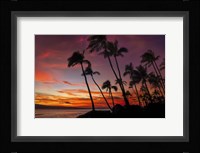 Maui Sunset Framed Print