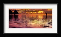 Paddling Into The Sunset Fine Art Print