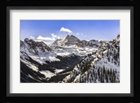 Snow Covered Maroon Bells Fine Art Print