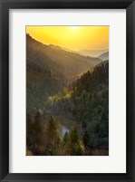 Sunset Valley In The Smokies Framed Print