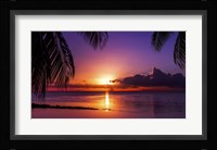 Tahiti Sunset Framed Print