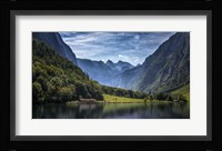 Tranquil Alpine Lake Fine Art Print