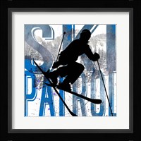 Extreme Skier Word Collage Patrol Fine Art Print