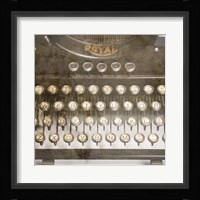 Typewriter 02 Royal keys 2 Fine Art Print