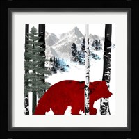 Winter Bear Framed Print