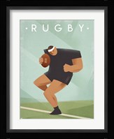 Vintage Rugby Fine Art Print