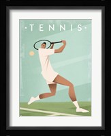 Vintage Tennis Framed Print