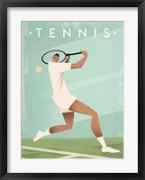 Vintage Tennis Framed Print