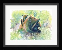 Mother Grizzly Bear Fine Art Print