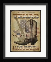 Austin Tex Music Framed Print