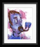 His Stache Wasnt Afraid Fine Art Print