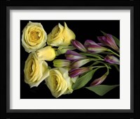 Yellow Roses With Alstromeria Fine Art Print